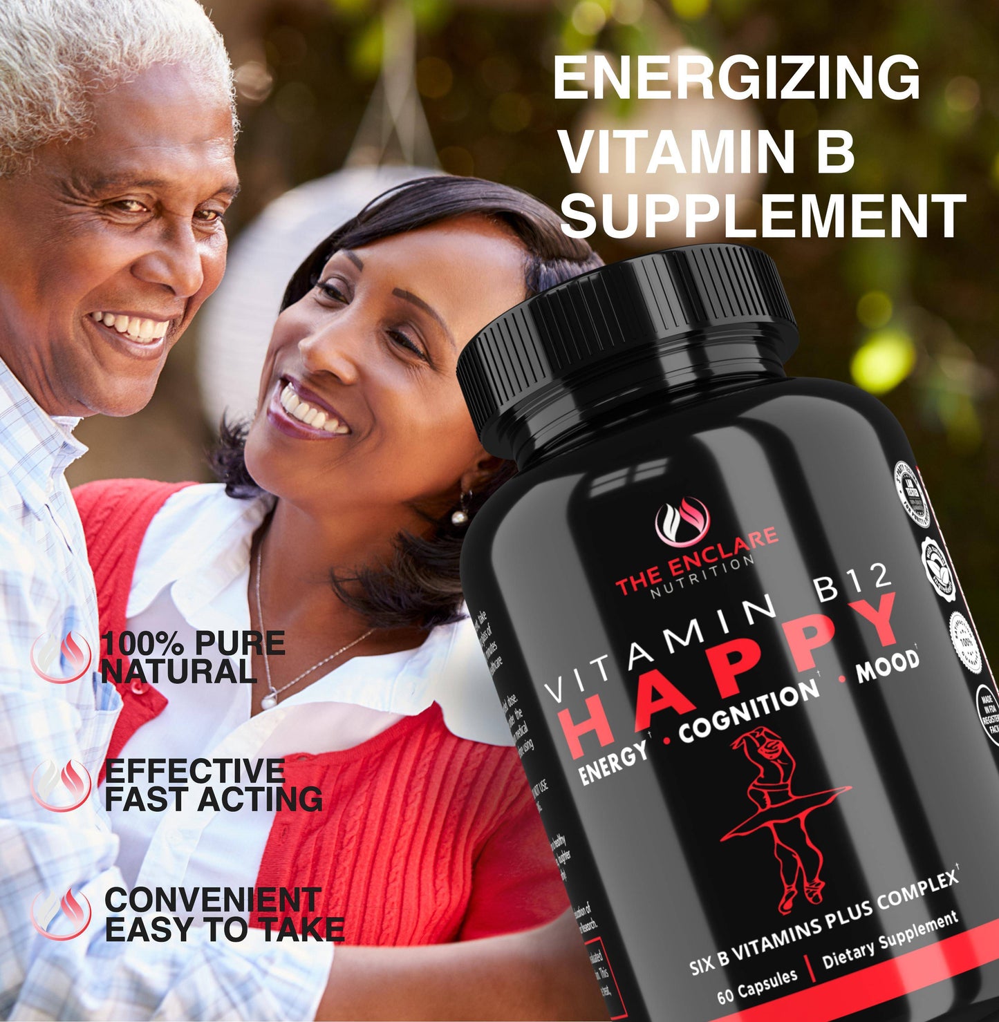 Happy Vitamin B Complex - Enclare Nutrition