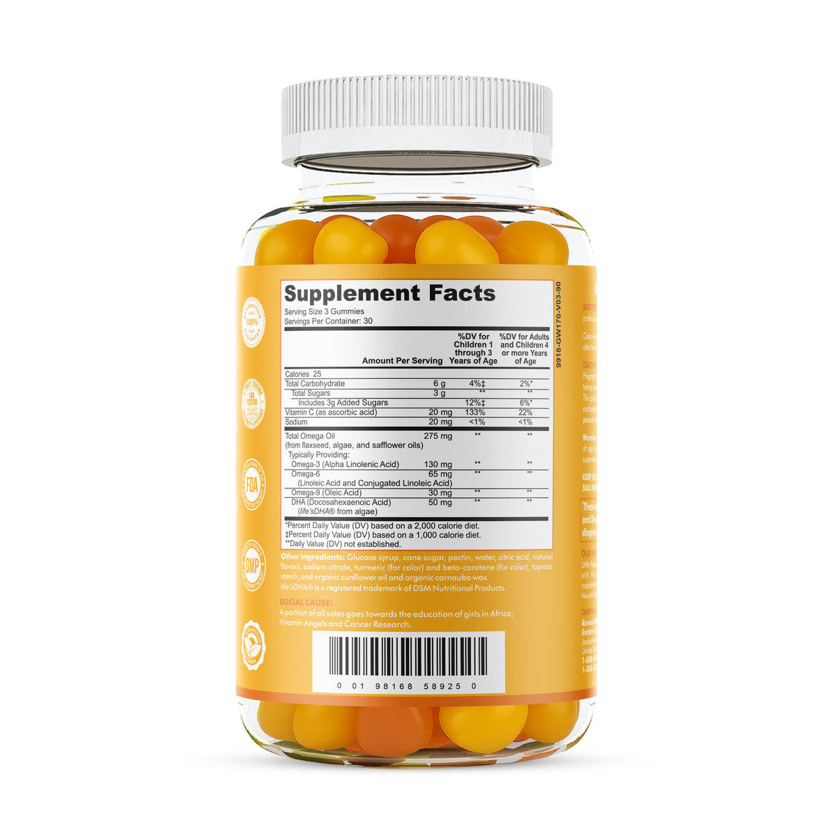 Yummy Vital - Kids Omega 3 DHA Gummies