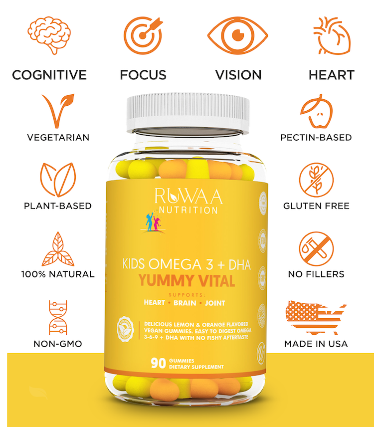 Yummy Vital - Kids Omega 3 DHA Gummies