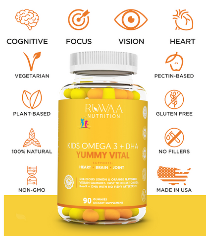Yummy Vital - Kids Omega 3 DHA Gummies