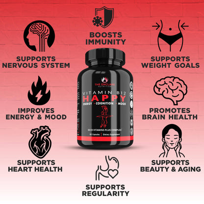 Happy Vitamin B Complex - Enclare Nutrition