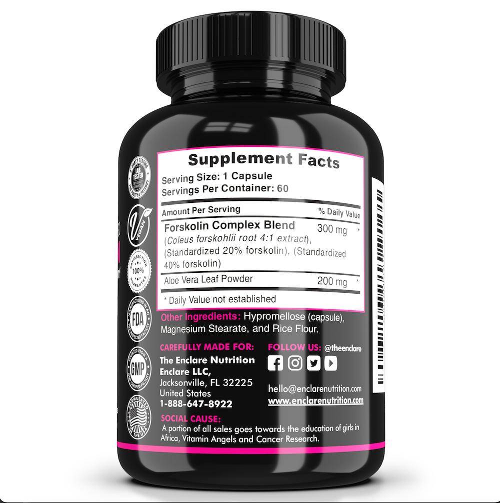 Pure Forskolin Extract - Enclare Nutrition